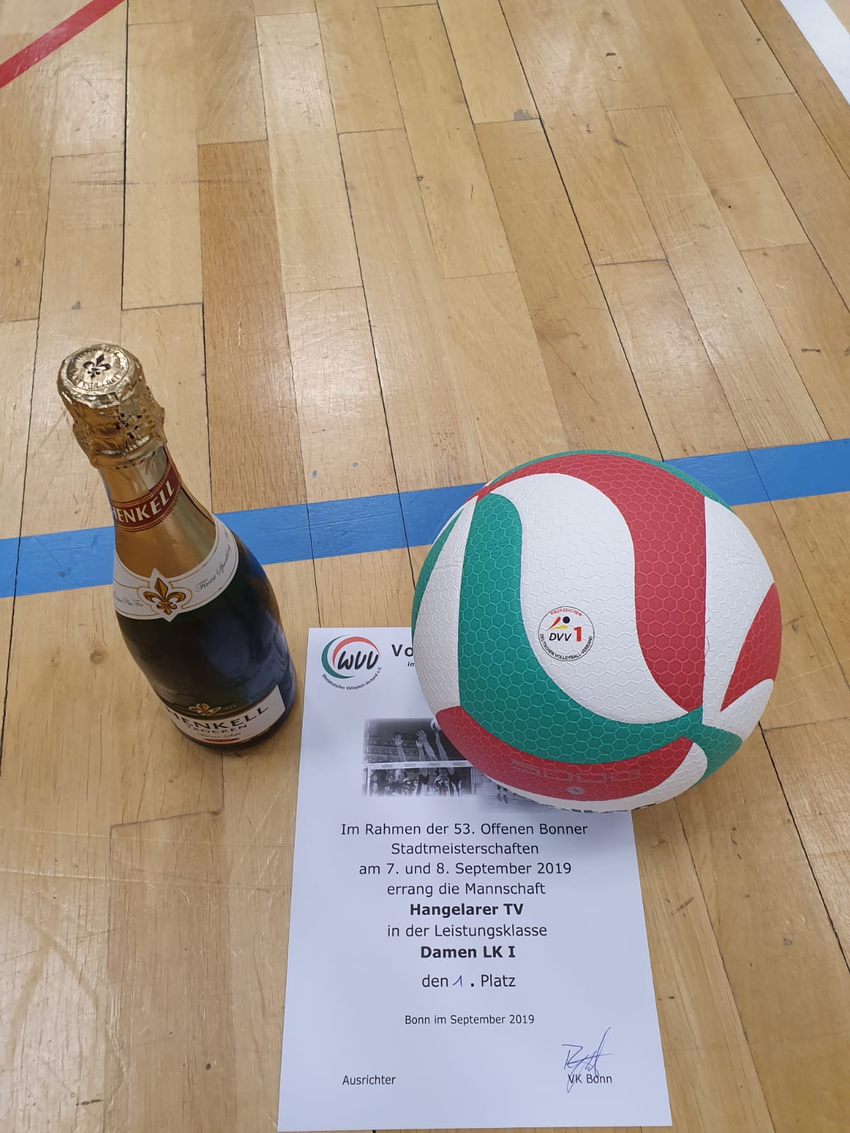 Volleyballdamen sind Bonner Stadtmeister 2019