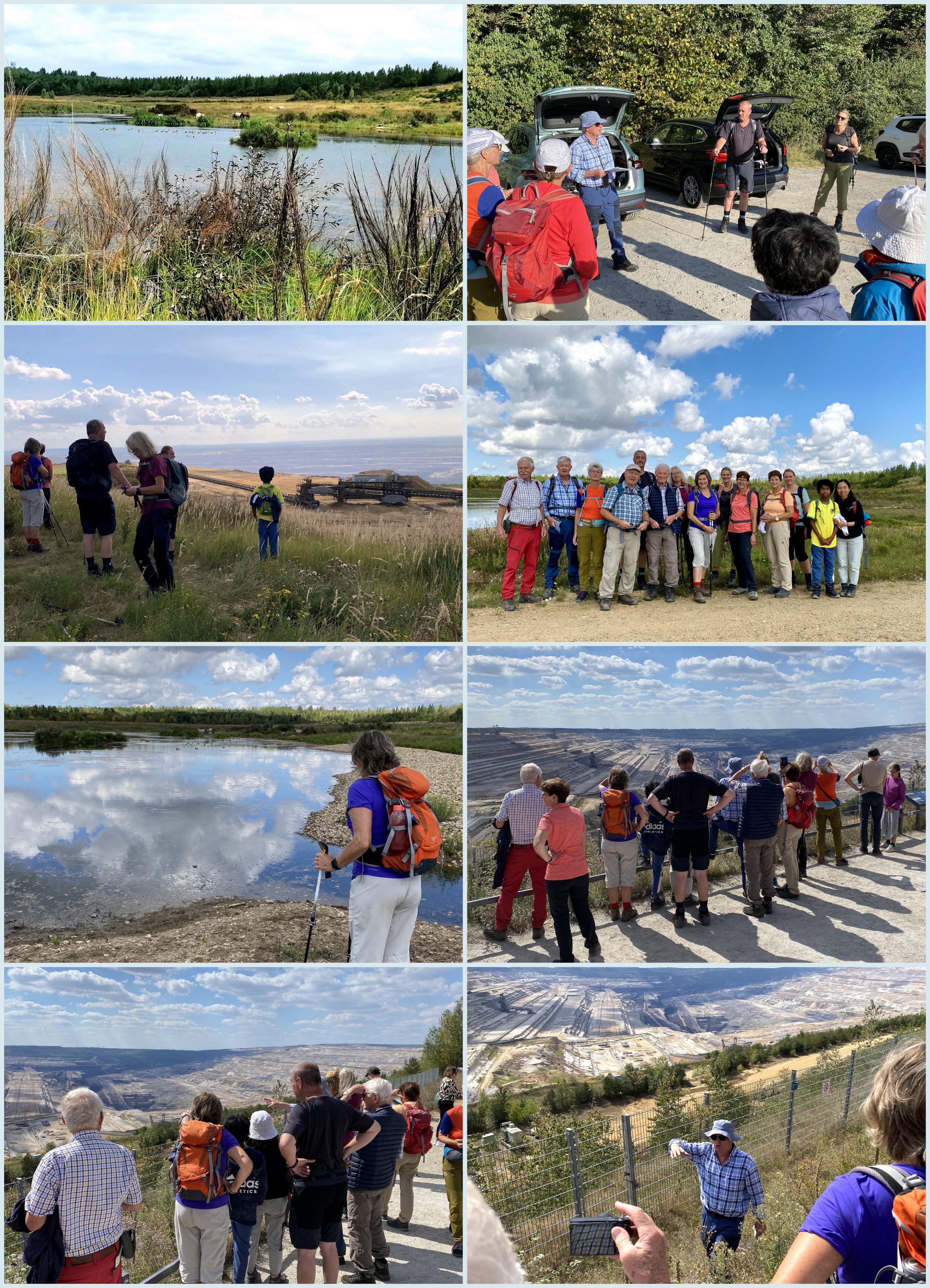 Augustwanderung 2025 Gebiet Hambach